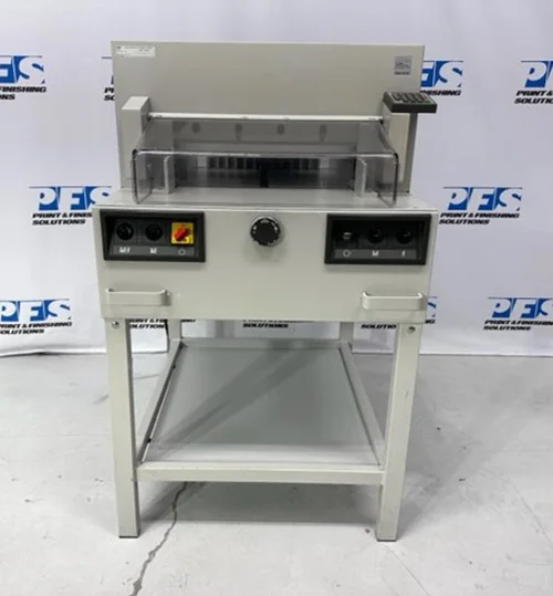 MBM Triumph 4850-95EP 18 5/8” Programmable Paper Cutter - Print